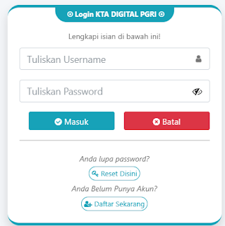 Register PGRI Seluma - Persatuan Guru Republik Indonesia Cabang Seluma